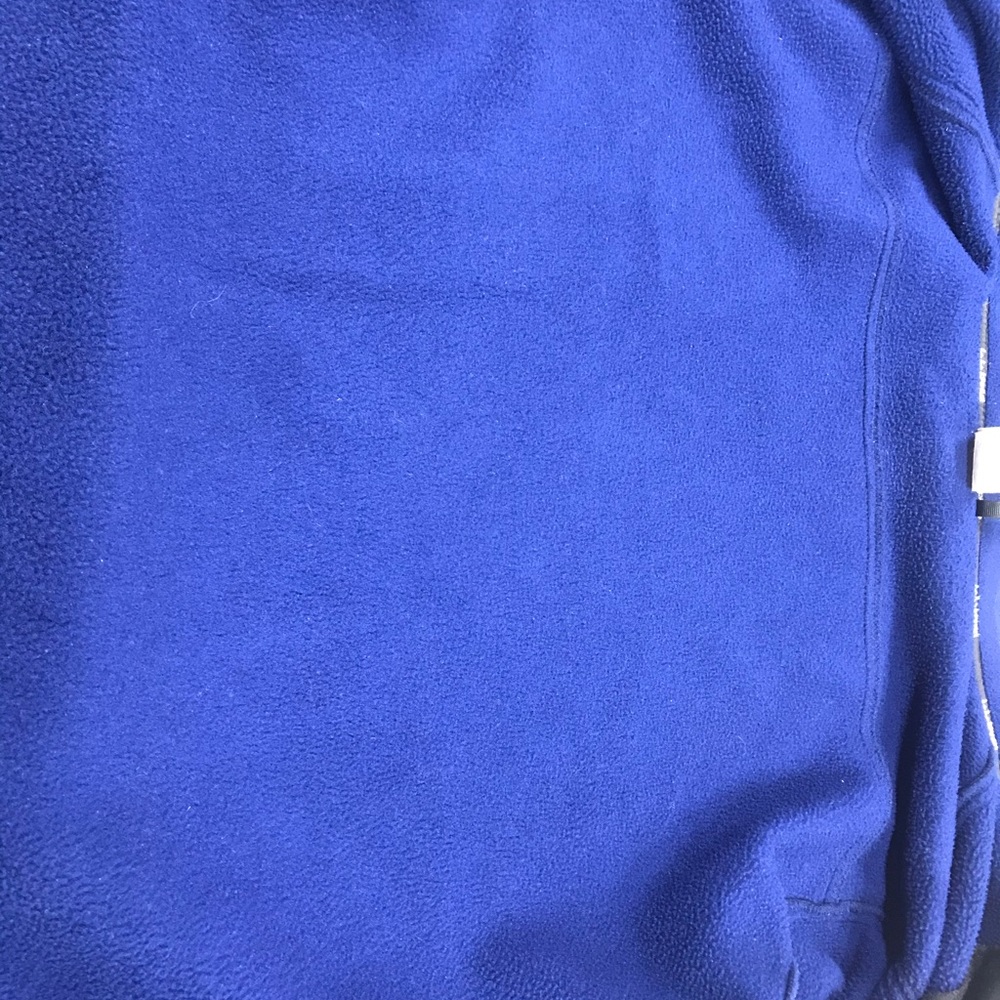 L.L.Bean Men Blue Fleece Coat Jacket size XL TALL USA - Picture 7 of 7